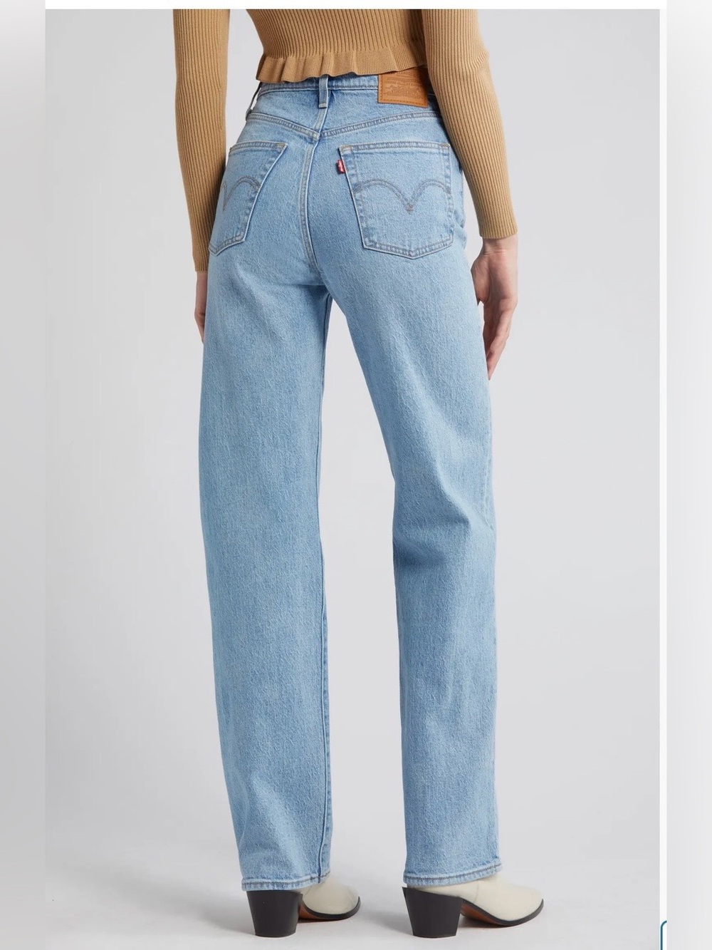 Levi's Ribcage High Rise Straight Leg Jean - Picture 2 of 5